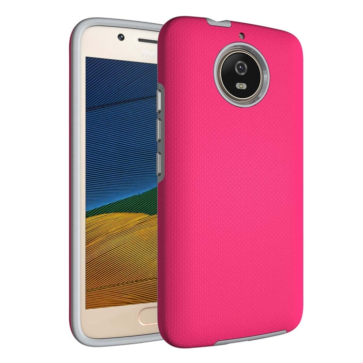 For Motorola Moto G6 Anti-slip Armor Texture TPU + PC Protective Case Back Cover Shell