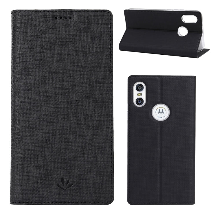 ViLi DMX Multifunctional Horizontal Flip Leather Case for Motorola One (P30 Play), with Card Slot & Holder