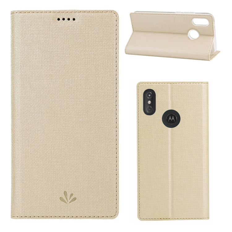 ViLi DMX Multifunctional Horizontal Flip Leather Case for Motorola One Power (P30 Note), with Card Slot & Holder