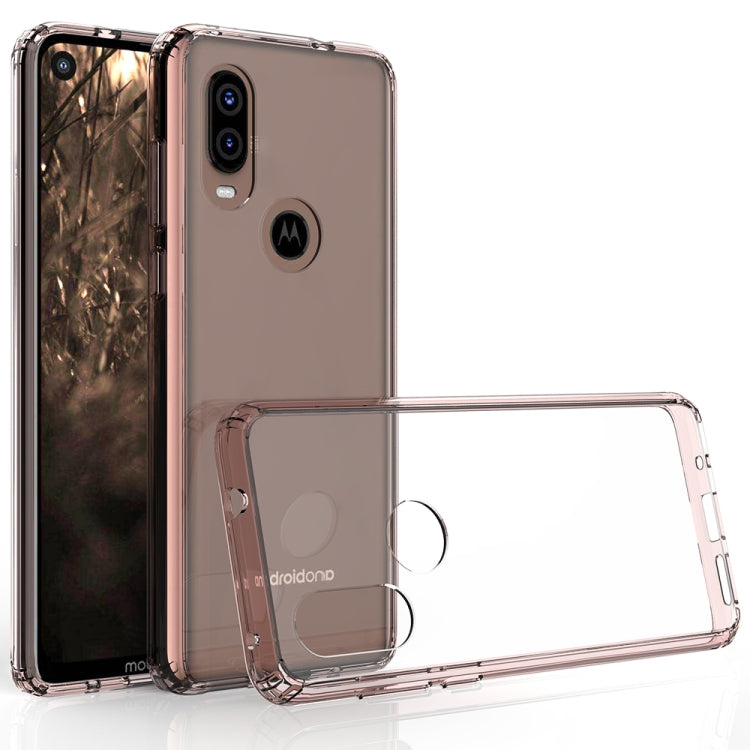 Scratchproof TPU + Acrylic Protective Case for MOTO P40 / MOTO One Vision