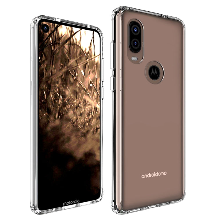 Scratchproof TPU + Acrylic Protective Case for MOTO P40 / MOTO One Vision