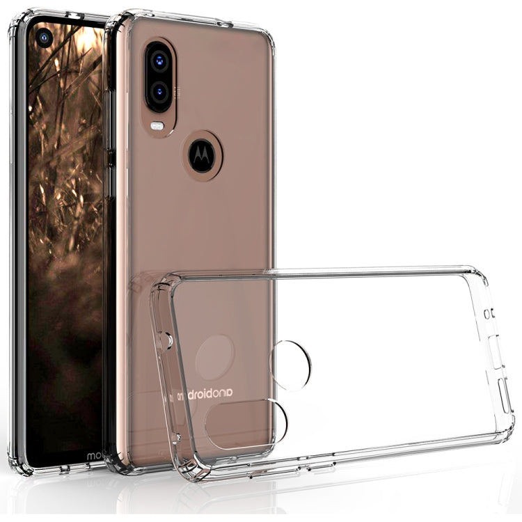 Scratchproof TPU + Acrylic Protective Case for MOTO P40 / MOTO One Vision