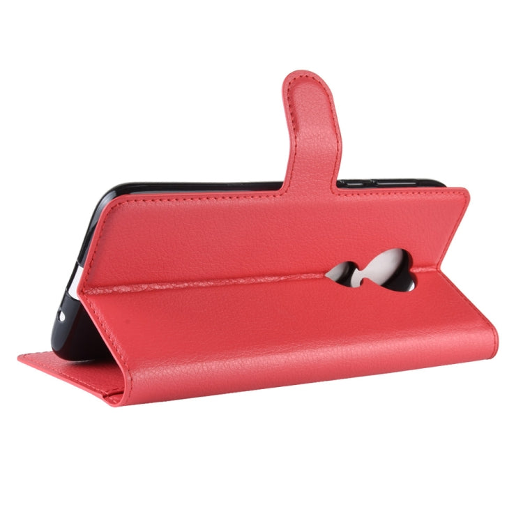 Litchi Texture Horizontal Flip Leather Case for MOTO G7 Power, with Wallet & Holder & Card Slots