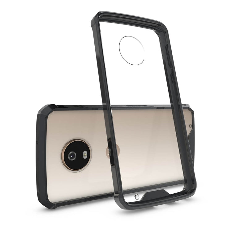 For Motorola Moto G6 Plus Acrylic + TPU Shockproof Transparent Armor Protective Back Cover Case