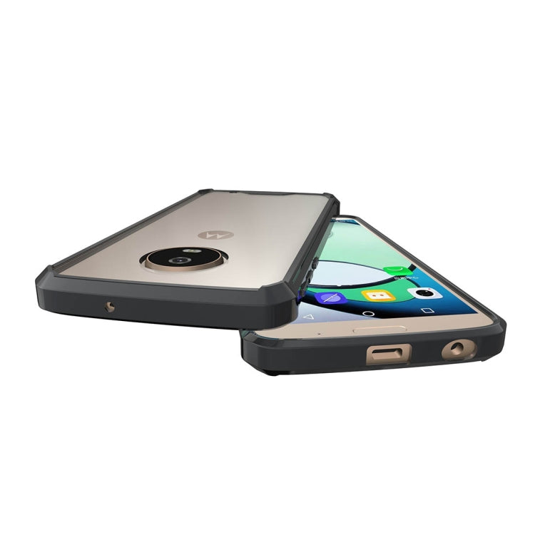 For Motorola Moto G6 Plus Acrylic + TPU Shockproof Transparent Armor Protective Back Cover Case