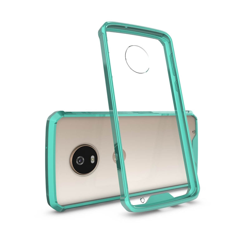 For Motorola Moto G6 Plus Acrylic + TPU Shockproof Transparent Armor Protective Back Cover Case