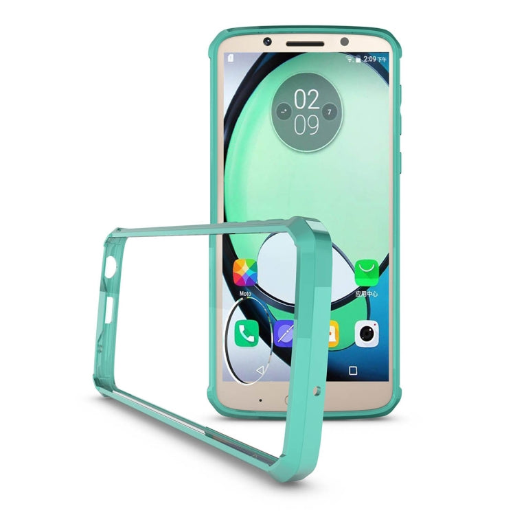 For Motorola Moto G6 Plus Acrylic + TPU Shockproof Transparent Armor Protective Back Cover Case