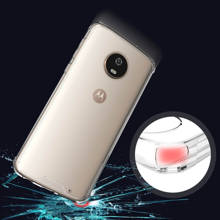 For Motorola Moto G6 Plus Acrylic + TPU Shockproof Transparent Armor Protective Back Cover Case