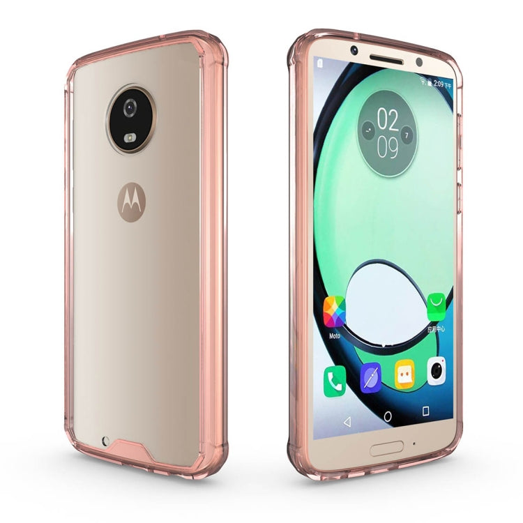 For Motorola Moto G6 Acrylic + TPU Shockproof Transparent Armor Protective Back Cover Case