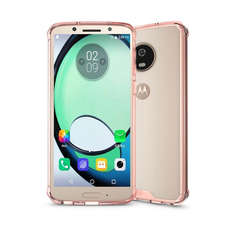 For Motorola Moto G6 Acrylic + TPU Shockproof Transparent Armor Protective Back Cover Case