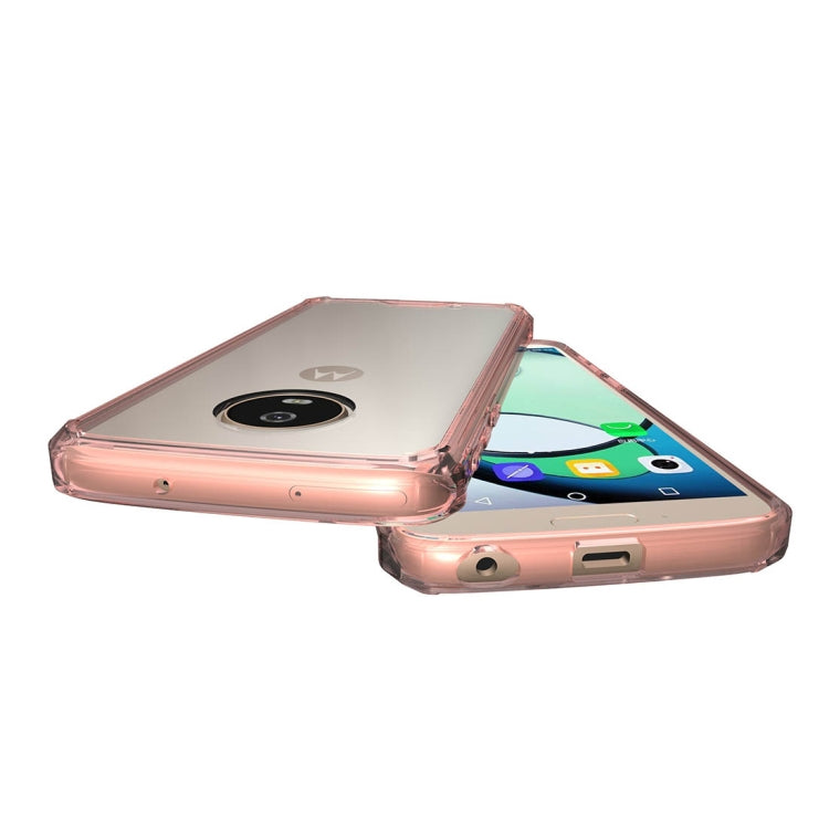 For Motorola Moto G6 Acrylic + TPU Shockproof Transparent Armor Protective Back Cover Case