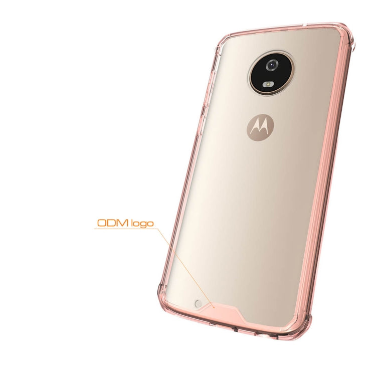For Motorola Moto G6 Acrylic + TPU Shockproof Transparent Armor Protective Back Cover Case
