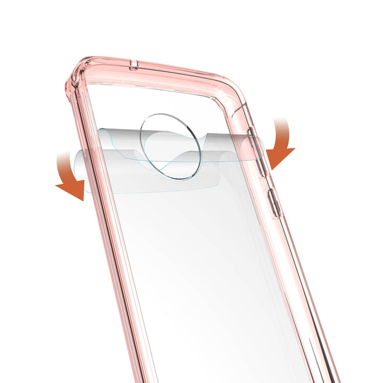 For Motorola Moto G6 Acrylic + TPU Shockproof Transparent Armor Protective Back Cover Case