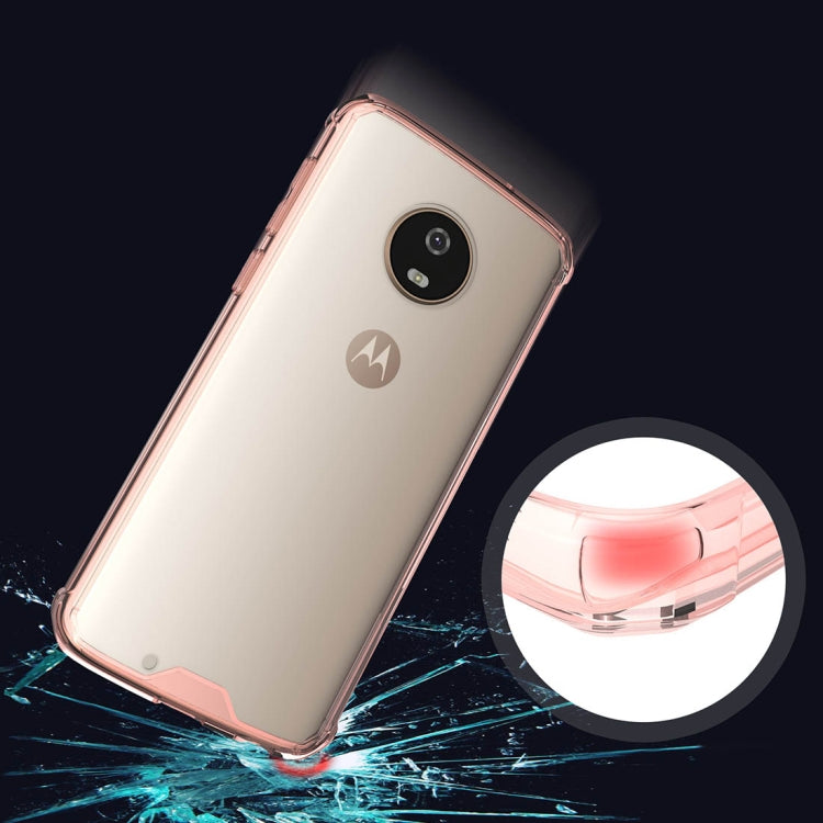 For Motorola Moto G6 Acrylic + TPU Shockproof Transparent Armor Protective Back Cover Case