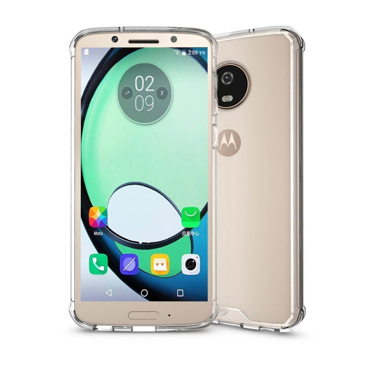 For Motorola Moto G6 Acrylic + TPU Shockproof Transparent Armor Protective Back Cover Case