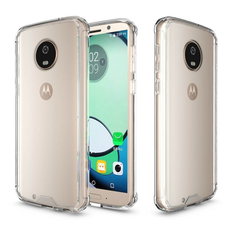 For Motorola Moto G6 Acrylic + TPU Shockproof Transparent Armor Protective Back Cover Case