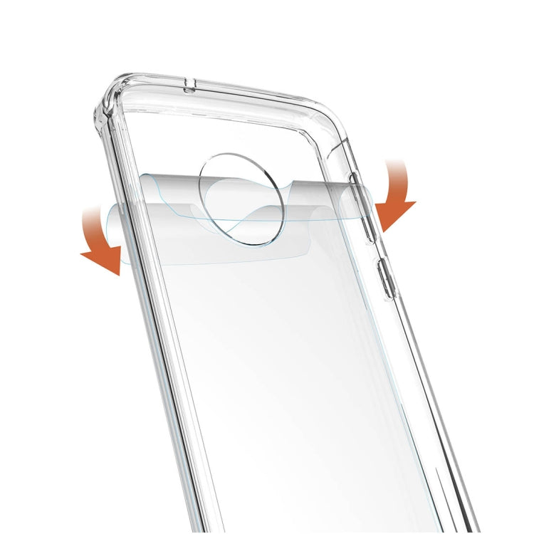 For Motorola Moto G6 Acrylic + TPU Shockproof Transparent Armor Protective Back Cover Case