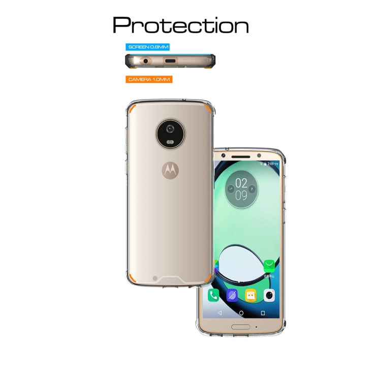 For Motorola Moto G6 Acrylic + TPU Shockproof Transparent Armor Protective Back Cover Case