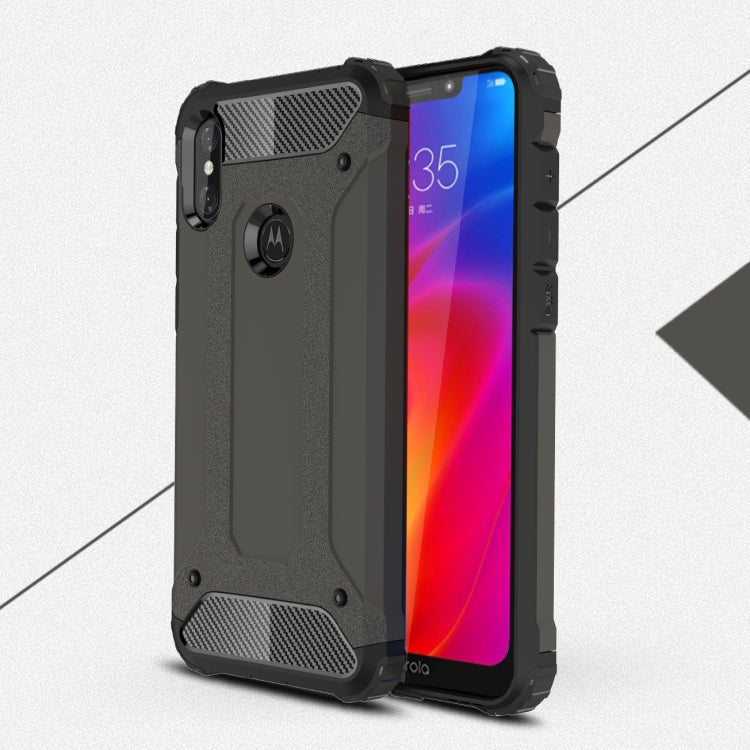Magic Armor TPU + PC Combination Case for Motorola  One Power (P30 Note)