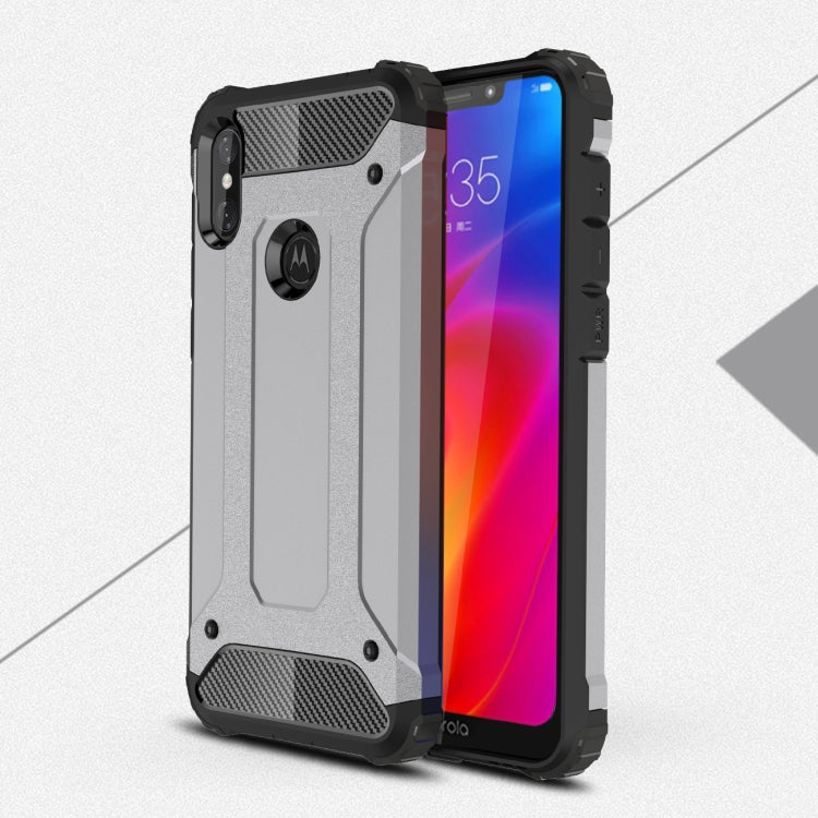 Magic Armor TPU + PC Combination Case for Motorola  One Power (P30 Note)