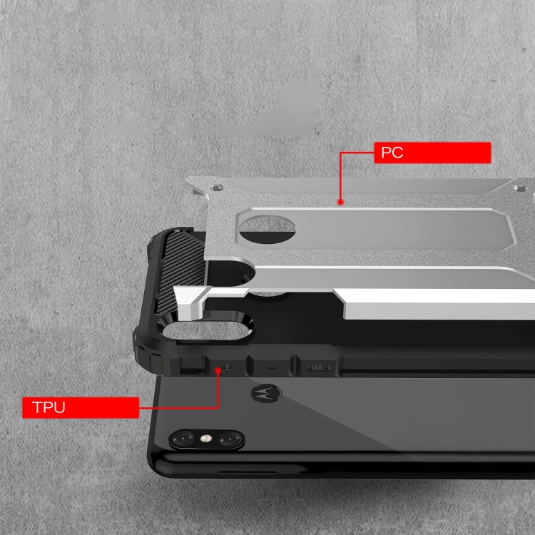 Magic Armor TPU + PC Combination Case for Motorola  One Power (P30 Note)