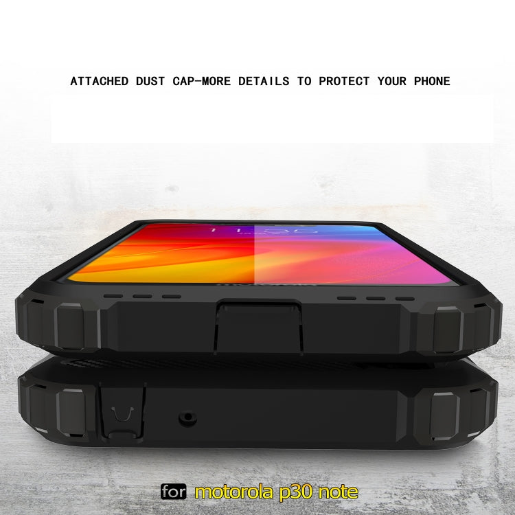 Magic Armor TPU + PC Combination Case for Motorola  One Power (P30 Note)