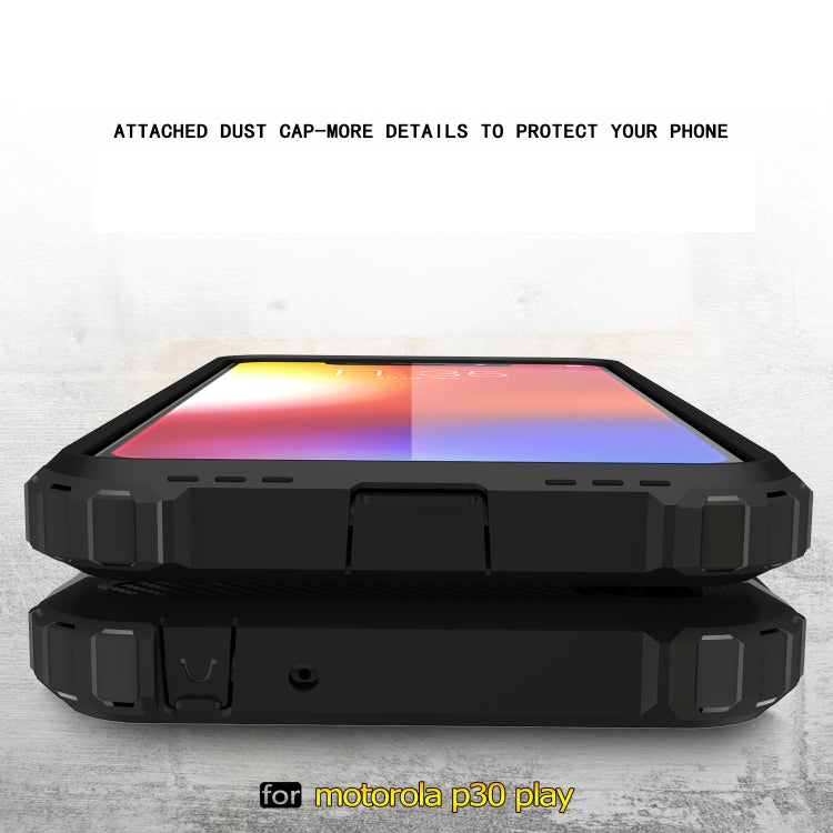 Magic Armor TPU + PC Combination Case for Motorola One (P30 Play)