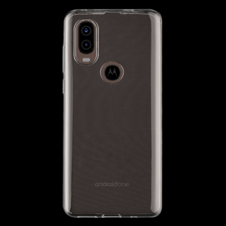 0.75mm Ultrathin Transparent TPU Soft Protective Case for MOTO P40