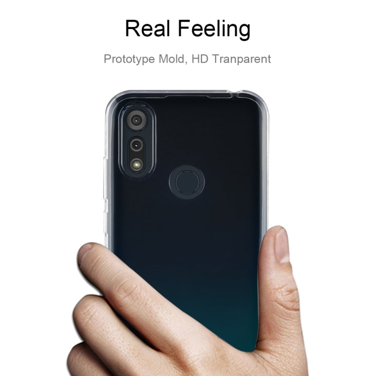For Motorola Moto E6s 0.75mm Ultra-Thin Transparent TPU Protective Case