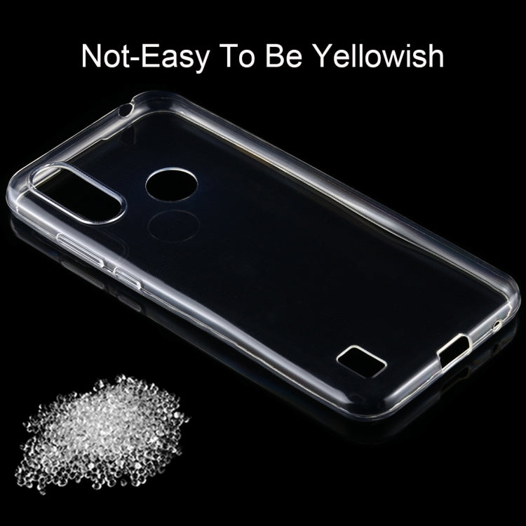 For Motorola Moto E6s 0.75mm Ultra-Thin Transparent TPU Protective Case