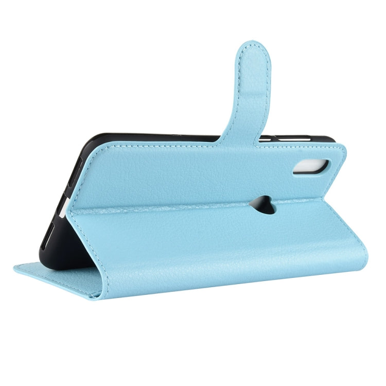 Litchi Texture Horizontal Flip Leather Case for Motorola One (P30 Play), with Holder & Card Slots & Wallet