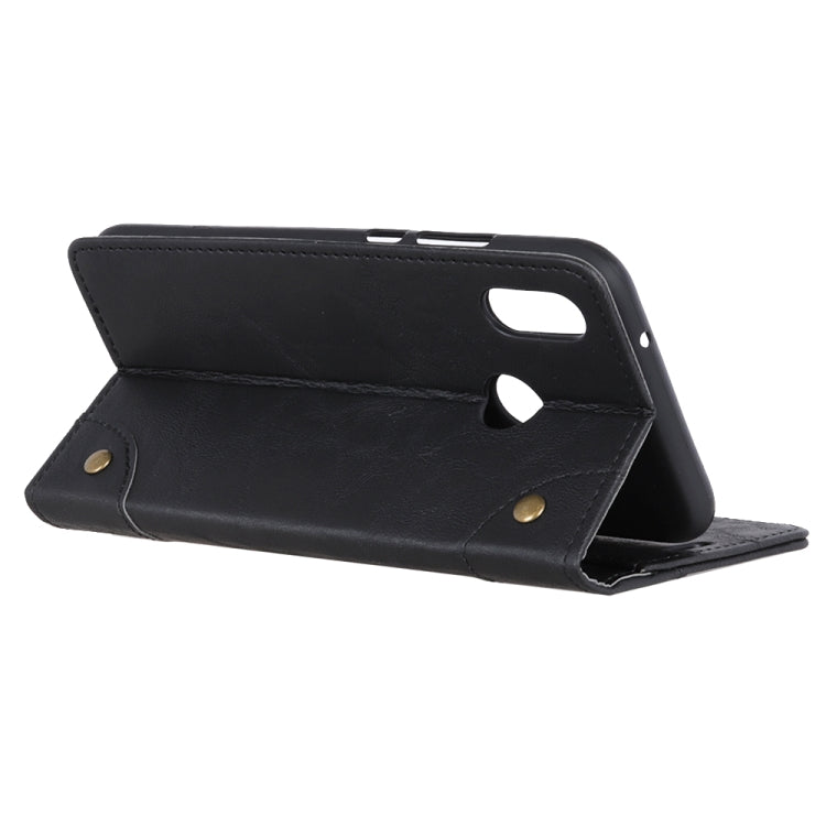 Copper Buckle Retro Crazy Horse Texture Horizontal Flip Leather Case for Motorola Moto One Power (P30 Note), with Holder & Card Slots & Wallet