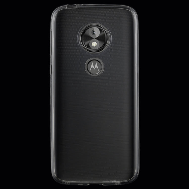 50 PCS 0.75mm Transparent TPU Case for Motorola Moto E5 Play