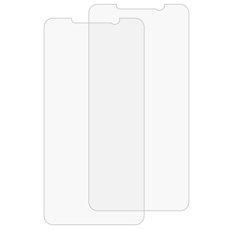 2 PCS 0.26mm 9H 2.5D Tempered Glass Film for Motorola Moto Z3 Play