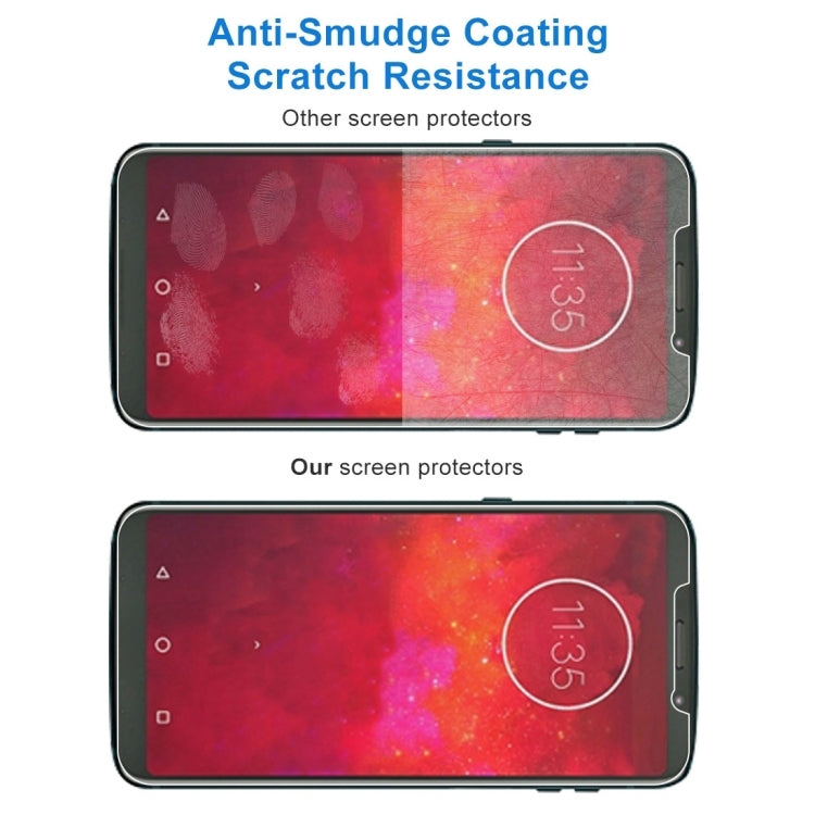 2 PCS 0.26mm 9H 2.5D Tempered Glass Film for Motorola Moto Z3 Play