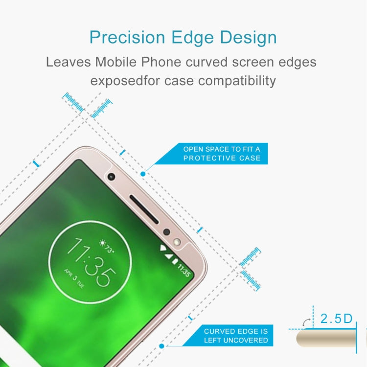 0.26mm 9H 2.5D Tempered Glass Film for Motorola Moto G6