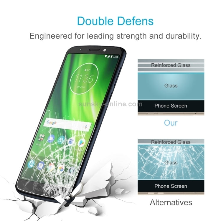 0.26mm 9H 2.5D Tempered Glass Film for Motorola Moto G6 Play