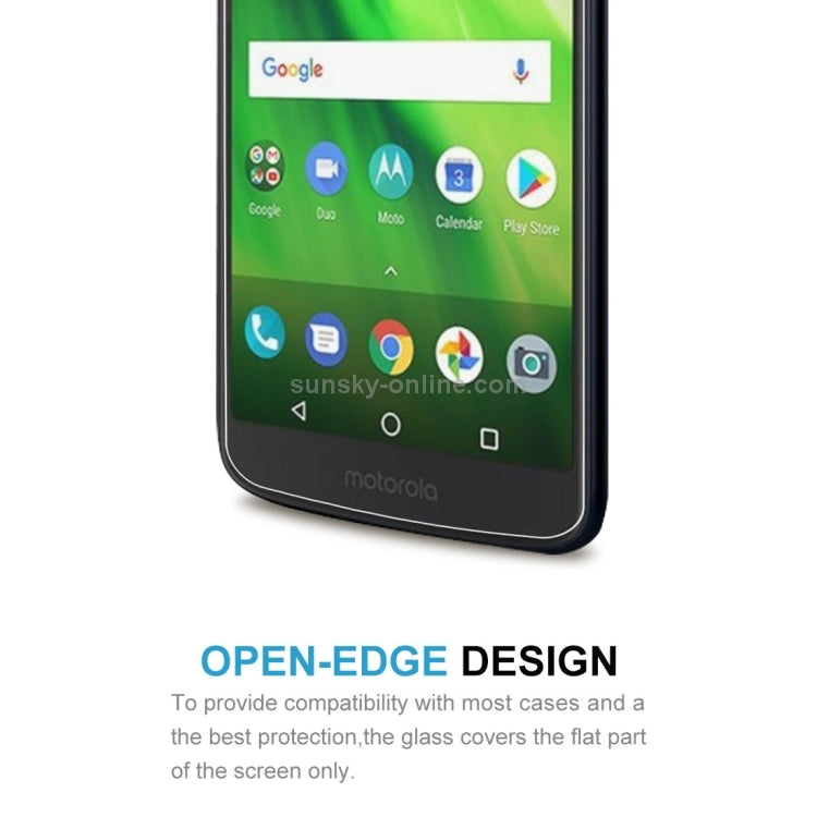 50 PCS 0.26mm 9H 2.5D Tempered Glass Film for Motorola Moto G6 Play