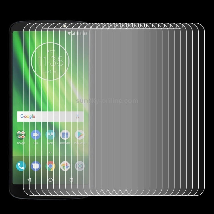 50 PCS 0.26mm 9H 2.5D Tempered Glass Film for Motorola Moto G6 Play