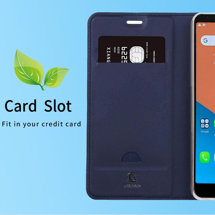 DZGOGO ISKIN Series Slight Frosted PU+ TPU Case for Motorola Moto G6 Plus