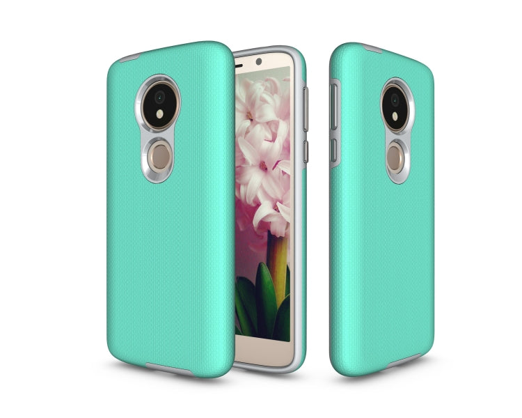 Anti-slip Armor Texture TPU + PC Case for Motorola Moto G6 Play (US Version)