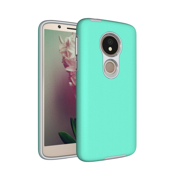Anti-slip Armor Texture TPU + PC Case for Motorola Moto G6 Play (US Version)