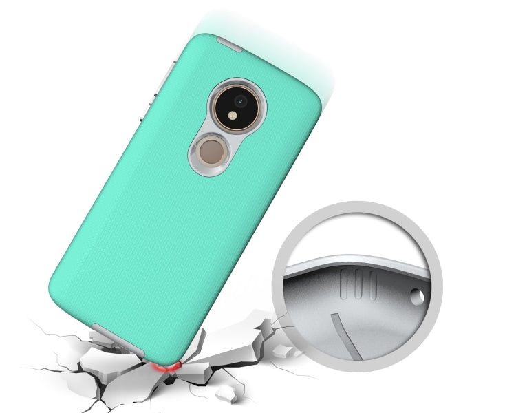 Anti-slip Armor Texture TPU + PC Case for Motorola Moto G6 Play (US Version)