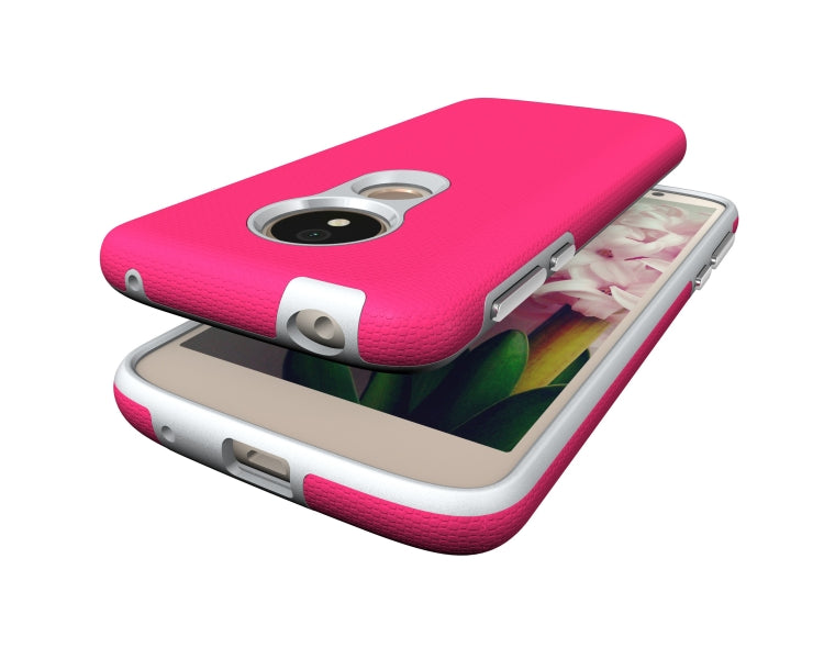 Anti-slip Armor Texture TPU + PC Case for Motorola Moto G6 Play (US Version)