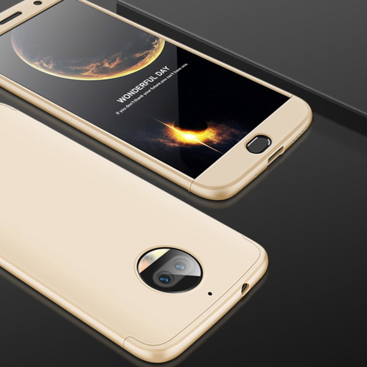 GKK for Motorola Moto G5S PLus Three Stage Splicing 360 Degree Full Coverage PC Protective Case Back Cover