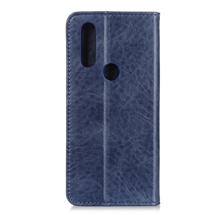 Magnetic Crazy Horse Texture Horizontal Flip Leather Case for Motorola Moto P40 Power / One Action, with Holder & Card Slots & Wallet