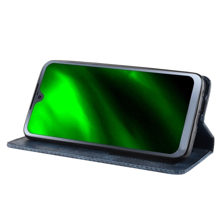 Magnetic Buckle Retro Texture Horizontal Flip Leather Case for Motorola Moto G7, with Holder & Card Slots & Wallet