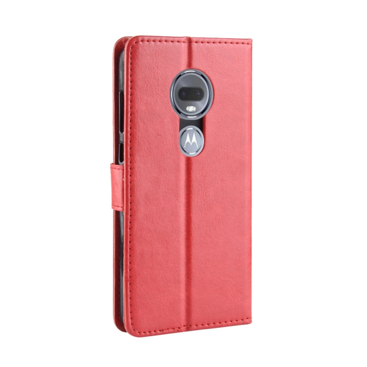 Crazy Horse Texture Horizontal Flip Leather Case for Motorola Moto G7, with Holder & Card Slots & Wallet