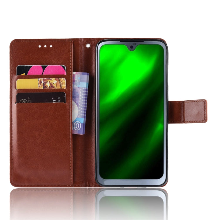 Crazy Horse Texture Horizontal Flip Leather Case for Motorola Moto G7, with Holder & Card Slots & Wallet