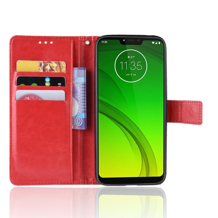 Crazy Horse Texture Horizontal Flip Leather Case for Motorola Moto G7 Power (US Version), with Holder & Card Slots & Wallet